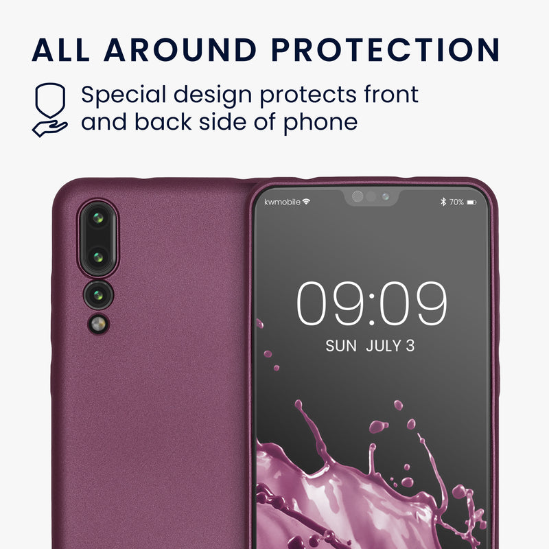 kwmobile Handyhülle für Huawei P20 Pro Hülle - weiche Silikon Case - Schutzhülle Cover