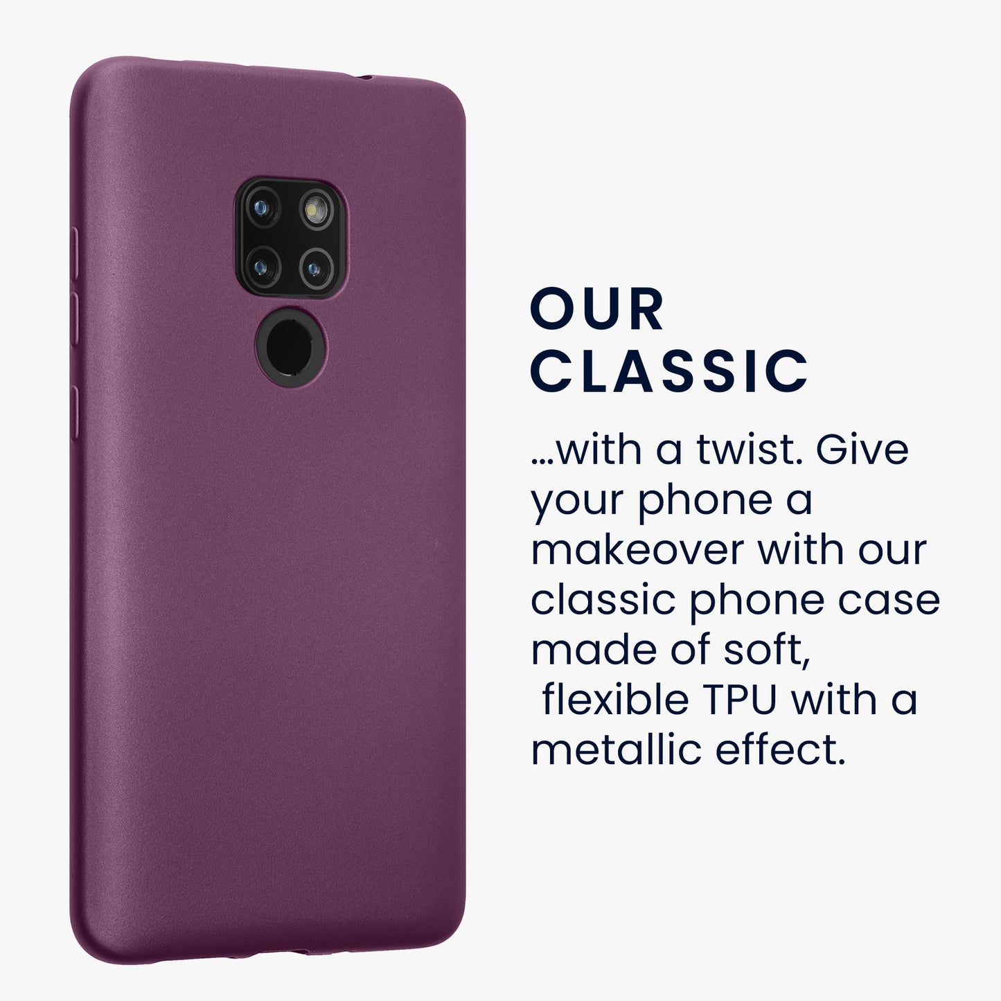 kwmobile Handyhülle für Huawei Mate 20 Hülle Silikon Case Schutzhülle Cover