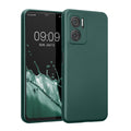 kwmobile Handyhülle kompatibel mit Xiaomi Redmi 10 5G Hülle - weiche Silikon Case metallisch schimmernd in Metallic Petrol Metallic Petrol  