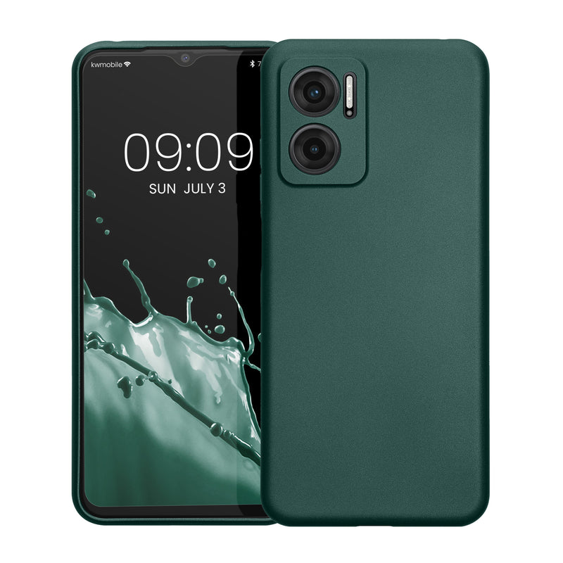 kwmobile Handyhülle für Xiaomi Redmi 10 5G Hülle - weiche Silikon Case - Schutzhülle Cover