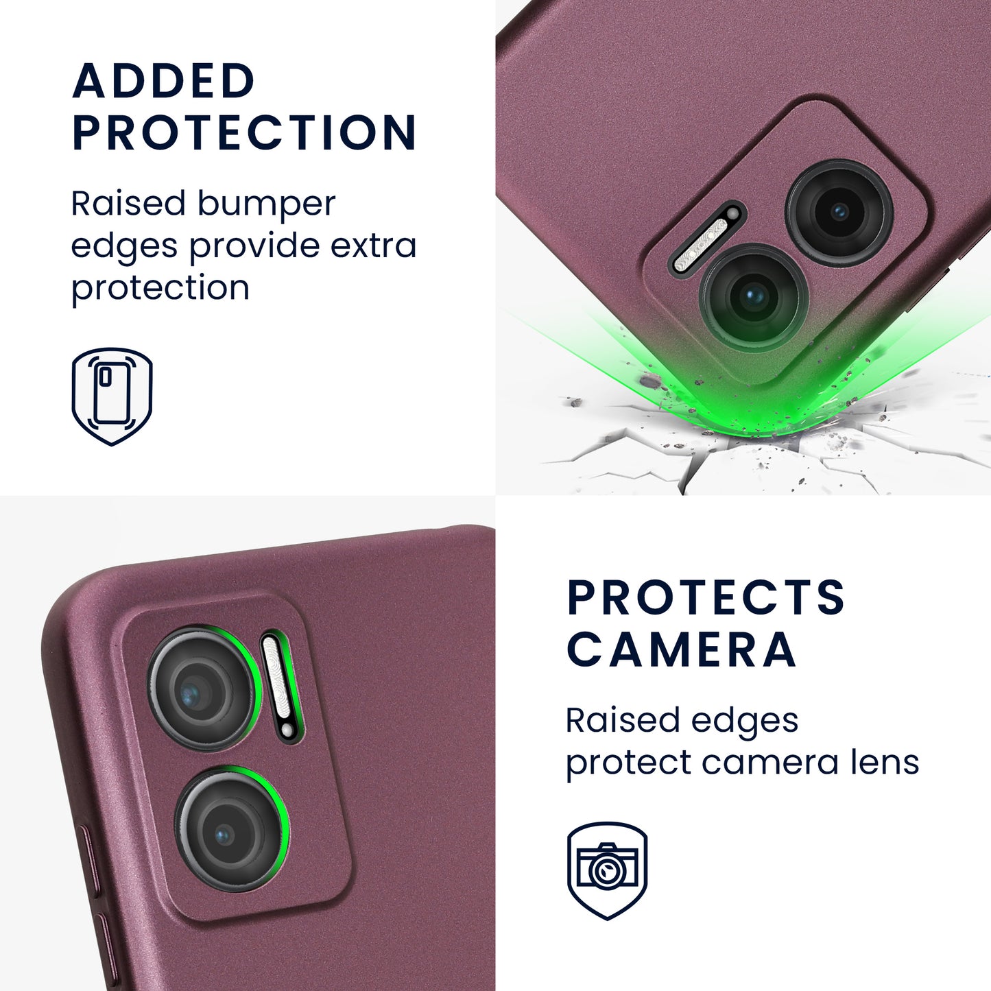 kwmobile Handyhülle für Xiaomi Redmi 10 5G Hülle - weiche Silikon Case - Schutzhülle Cover