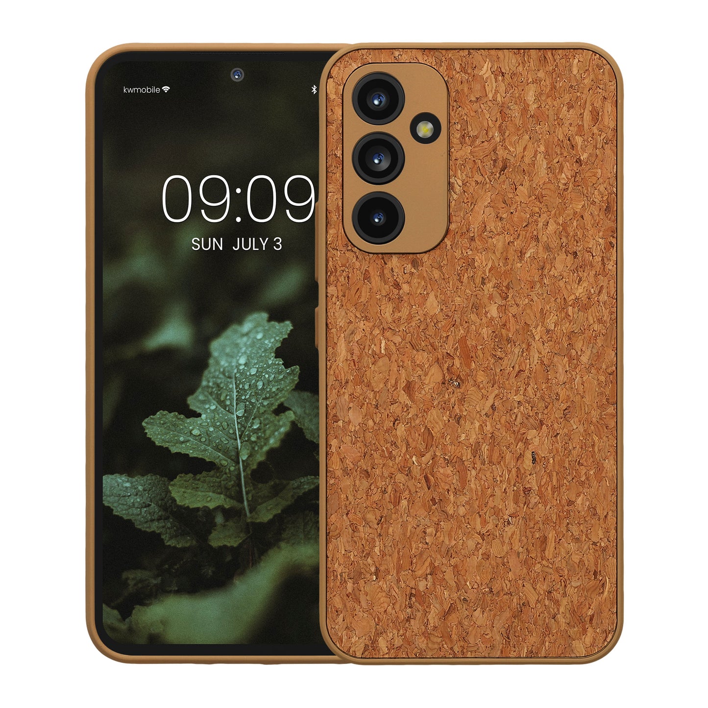 kwmobile Hülle kompatibel mit Samsung Galaxy A54 5G - Kork Handyhülle Cover - Schutzhülle Case