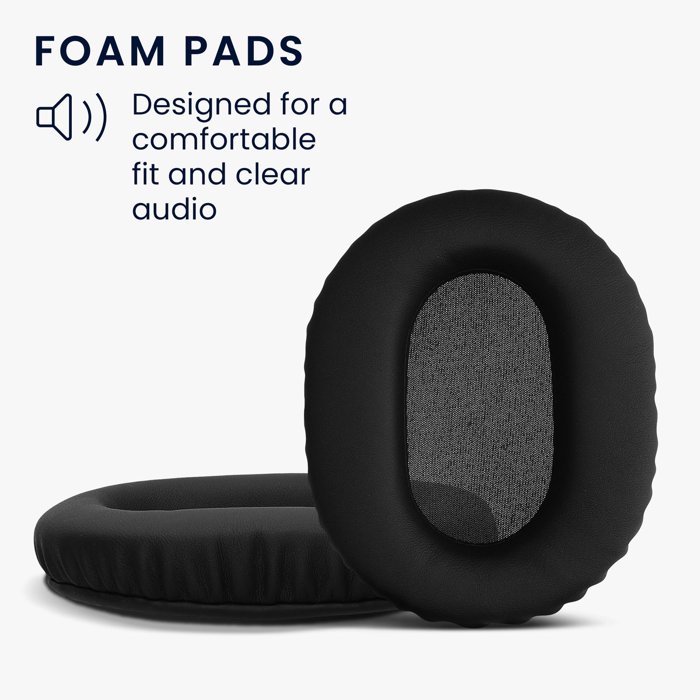 kwmobile Ohr Polster für Sony WH-CH720N / WH-CH710N Ohrpolster Ersatz Ohrpolster Kopfhörer Ersatzteile Kopfhörer Ersatzpolster für Over Ear Headphones