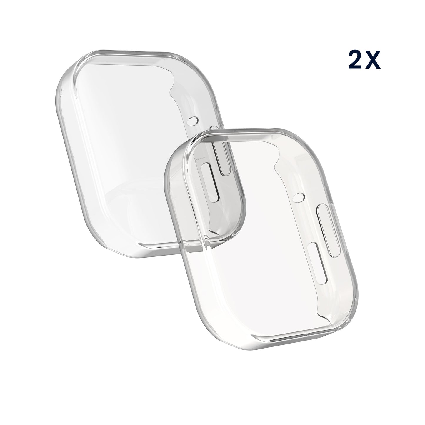 kwmobile Fullbody Display Cover Set für Xiaomi Redmi Mi Watch Lite 3 / Redmi Watch 3 Schutzhülle