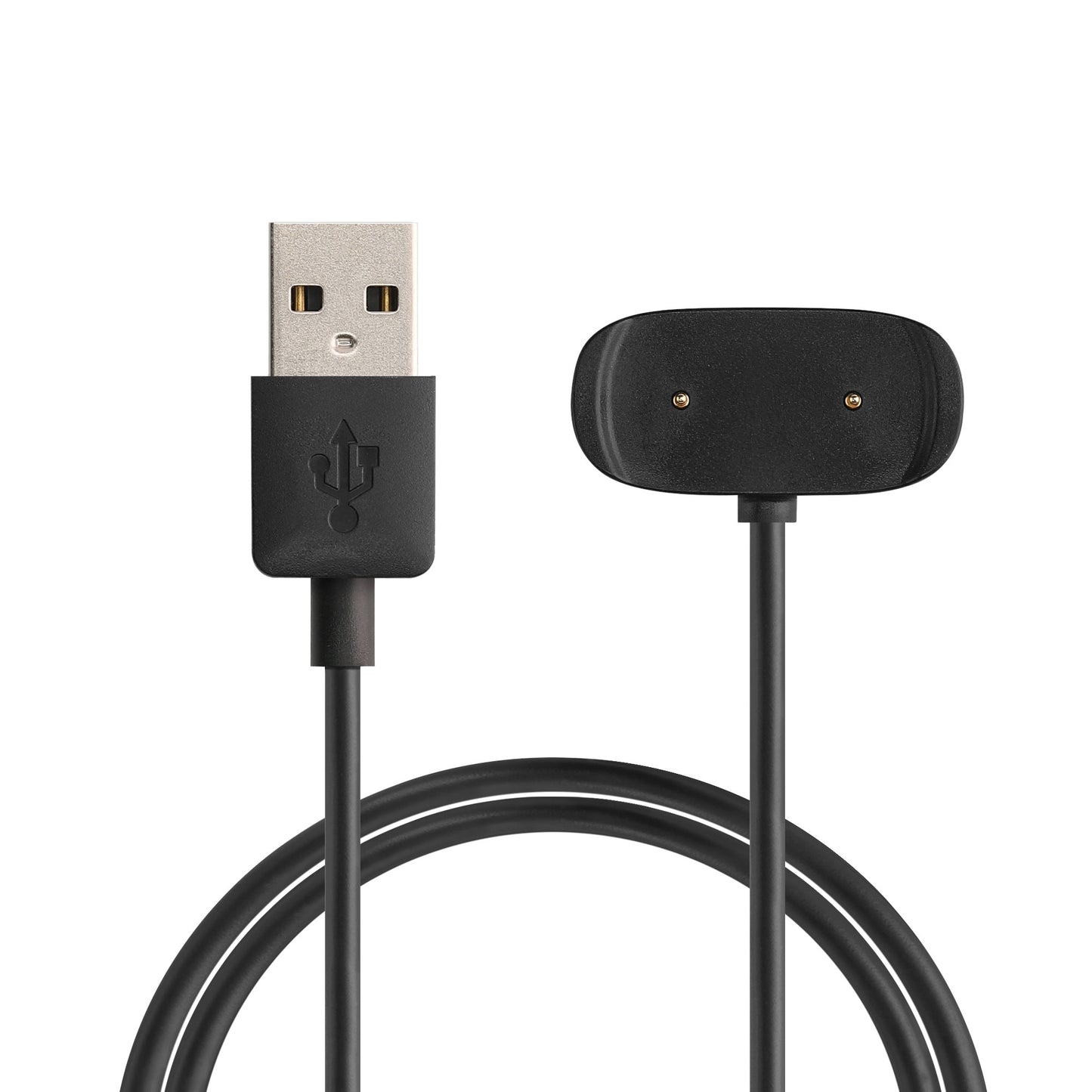 kwmobile USB C Ladekabel kompatibel mit Huami Amazfit GTR Mini / GTS 4 Mini / GTS 2 Mini / Active Edge / T-Rex Pro - Kabel Charger - Smart Watch Typ C Ersatzkabel - Fitnesstracker Aufladekabel