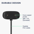 kwmobile USB C Ladekabel kompatibel mit Huami Amazfit GTR Mini / GTS 4 Mini / GTS 2 Mini / Active Edge / T-Rex Pro - Kabel Charger - Smart Watch Typ C Ersatzkabel - Fitnesstracker Aufladekabel