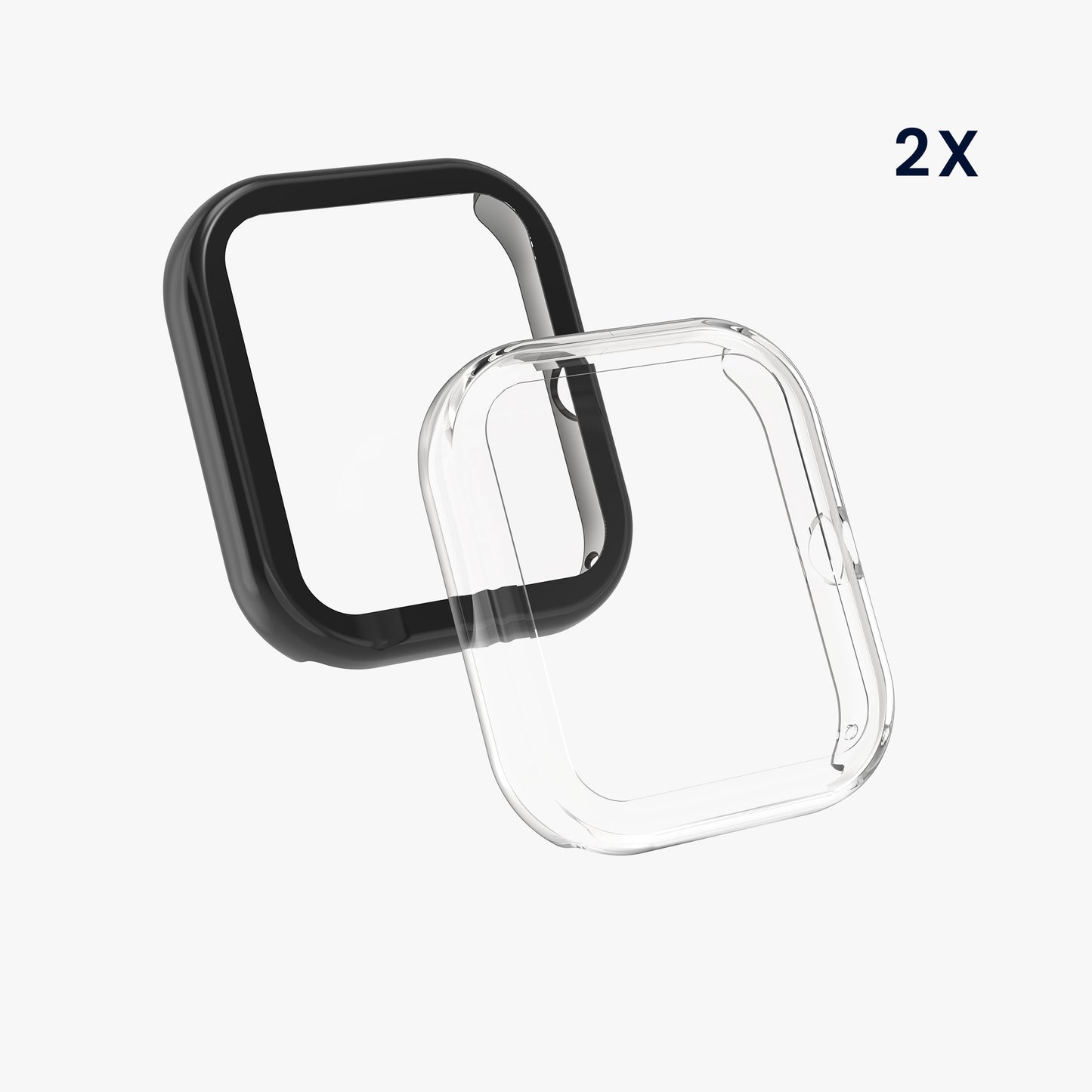 kwmobile Schutzhülle für Huami Amazfit GTS 4 Mini Fullbody Display Cover Set