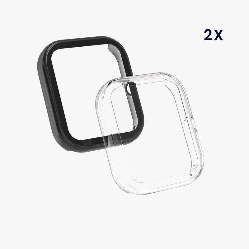 kwmobile Schutzhülle für Huami Amazfit GTS 4 Mini Fullbody Display Cover Set