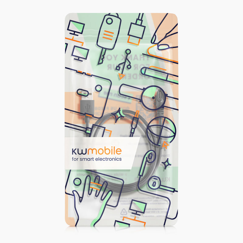 kwmobile USB C Ladekabel kompatibel mit Huami Amazfit Falcon Kabel Charger Smart Watch Typ C Ersatzkabel Fitnesstracker Aufladekabel