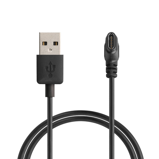 kwmobile USB C Ladekabel kompatibel mit Huami Amazfit Falcon - Kabel Charger - Smart Watch Typ C Ersatzkabel - Fitnesstracker Aufladekabel Schwarz  