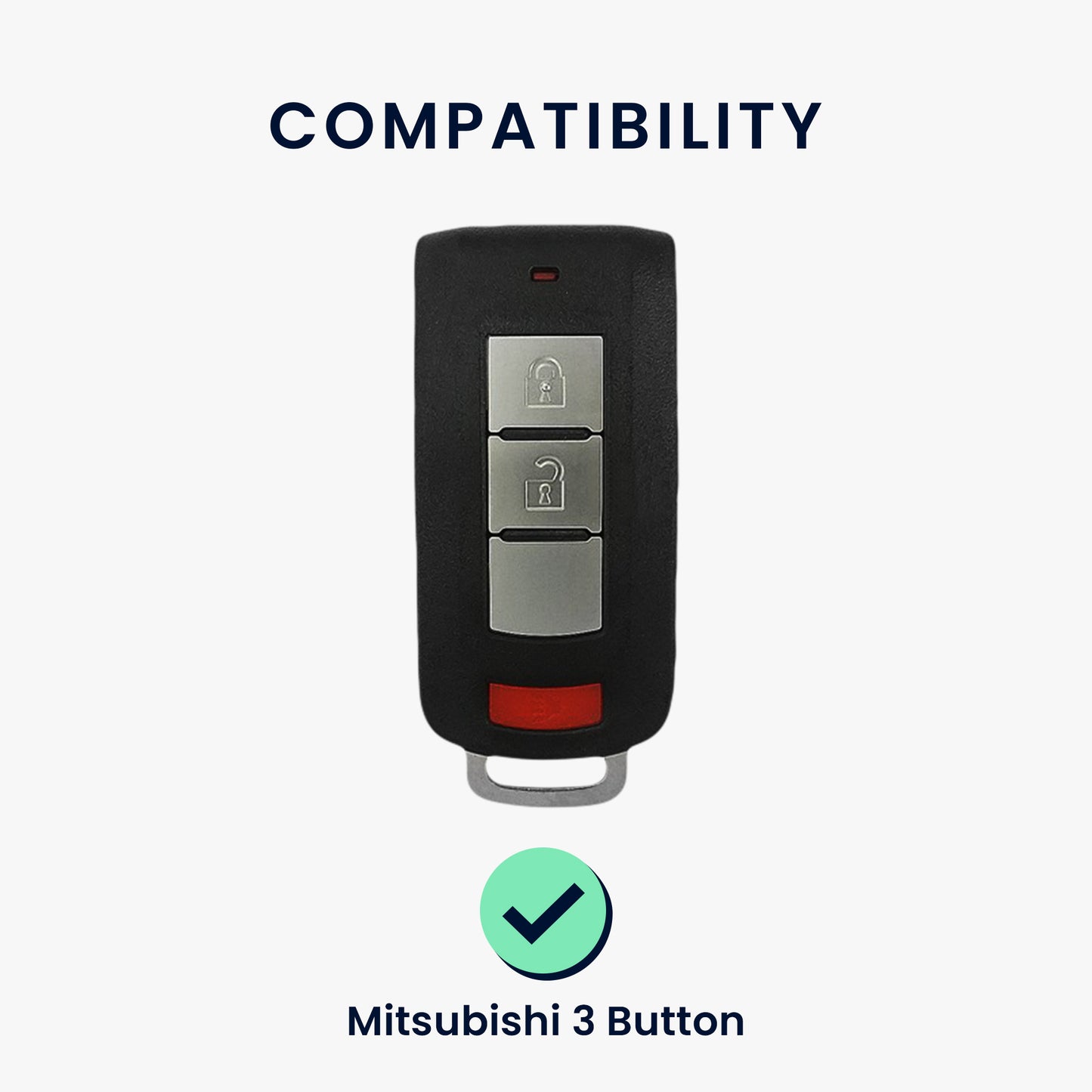 Silikon Hülle kompatibel mit Mitsubishi Autoschlüssel