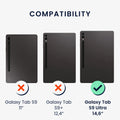 2x Folie kompatibel mit Samsung Galaxy Tab S9 Ultra