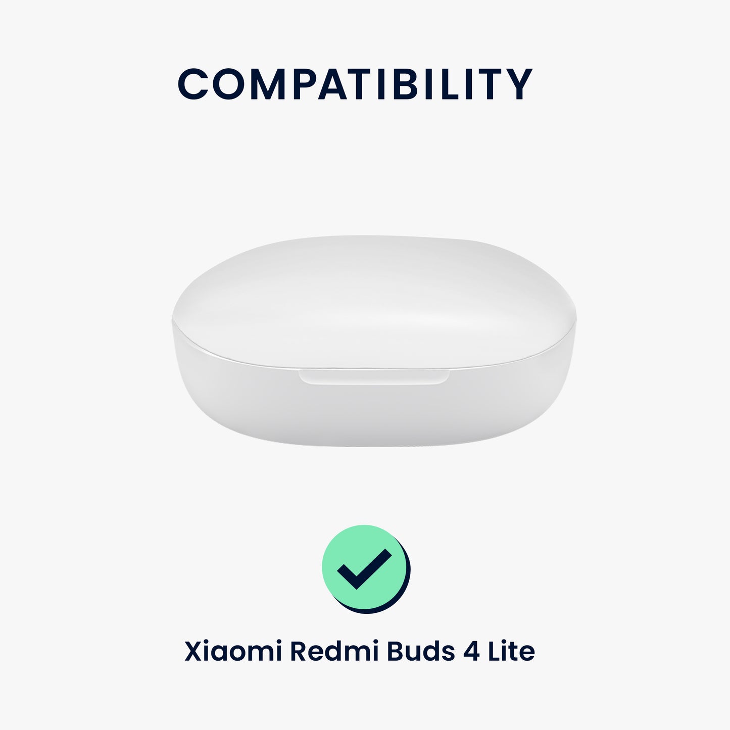kwmobile Hülle kompatibel mit Xiaomi Redmi Buds 4 Lite Kopfhörer