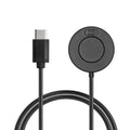 kwmobile USB C Ladekabel kompatibel mit Garmin Instinct 2 Solar / Instinct 2 - Kabel Charger - Smart Watch Typ C Ersatzkabel - Fitnesstracker Aufladekabel Schwarz  