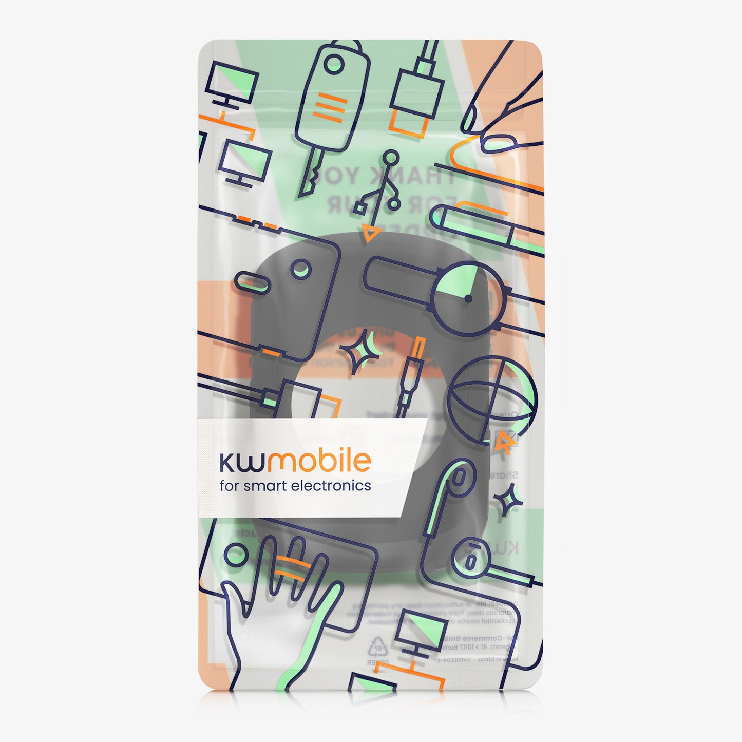kwmobile Hülle kompatibel mit Garmin Edge 840 / Edge 540 GPS Fahrrad Case Schutzhülle