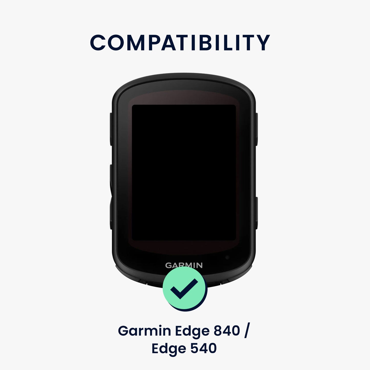 kwmobile Hülle kompatibel mit Garmin Edge 840 / Edge 540 GPS Fahrrad Case Schutzhülle
