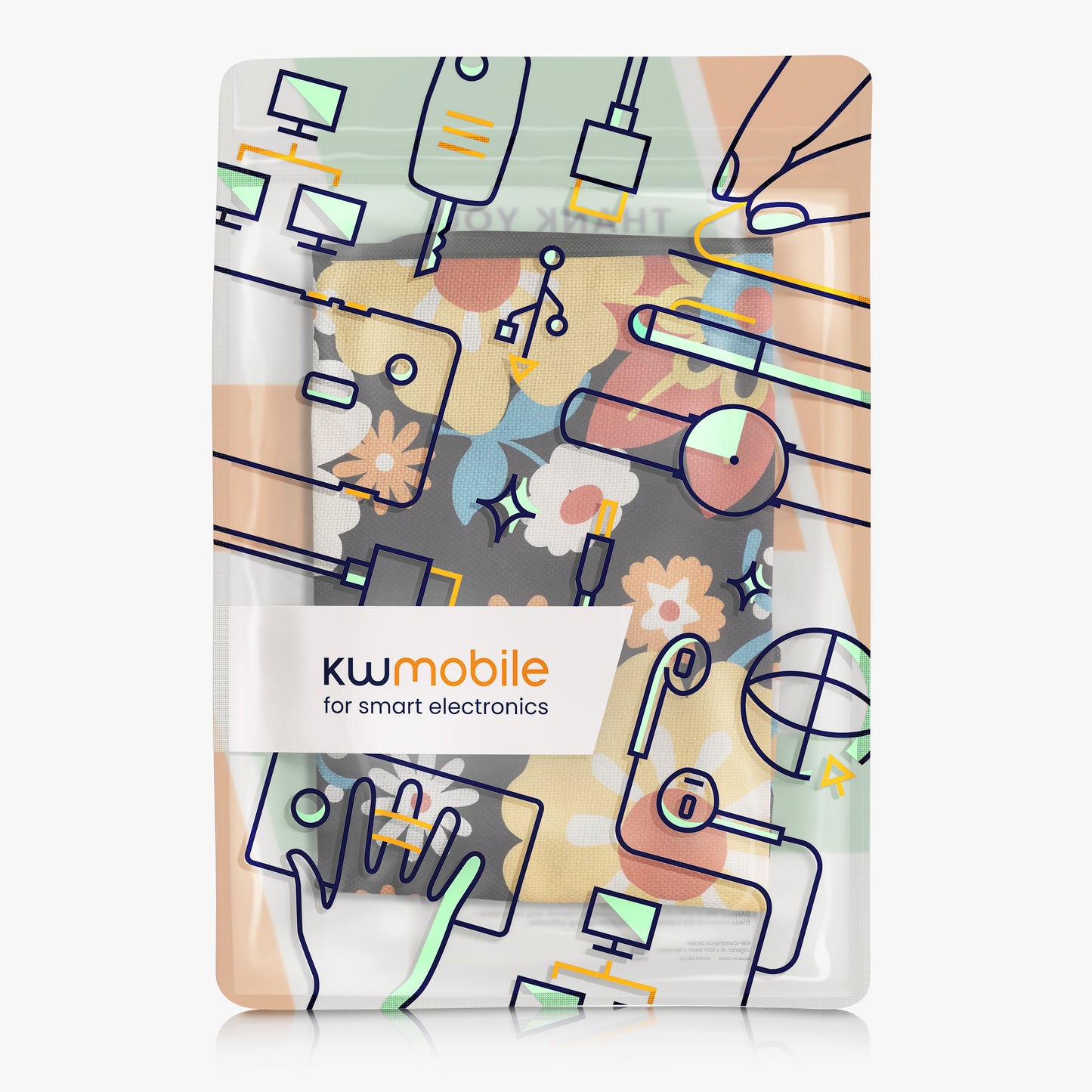 kwmobile Hülle kompatibel mit 20-22" Monitor Schutzhülle Staubschutz Abdeckhaube für PC Bildschirm Computer Screen Cover Staubhaube Haube