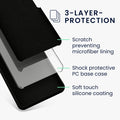 kwmobile Handyhülle für Motorola Edge 40 Hülle - Case Silikon - Kabelloses Laden - Schutzhülle Cover