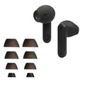 kwmobile Ersatzpolster kompatibel mit JBL Tune Flex - 4 Größen - Ohrstöpsel In-Ear Kopfhörer - Polster