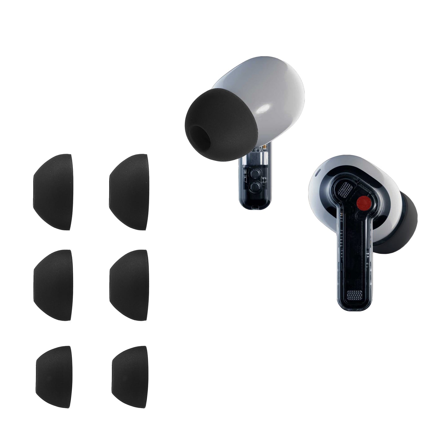 kwmobile Polster kompatibel mit Nothing ear (2)