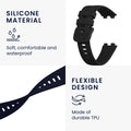 kwmobile Uhrenarmband für Huawei Band 10 / 9 / 8 Armband Fitnesstracker Band Set Ersatzarmband Smartwatch