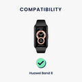 kwmobile Uhrenarmband für Huawei Band 10 / 9 / 8 Armband Fitnesstracker Band Set Ersatzarmband Smartwatch