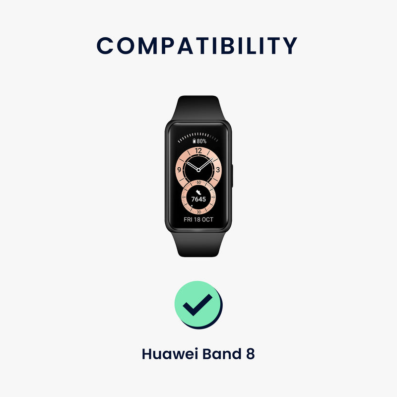 kwmobile Uhrenarmband für Huawei Band 10 / 9 / 8 Armband Fitnesstracker Band Set Ersatzarmband Smartwatch