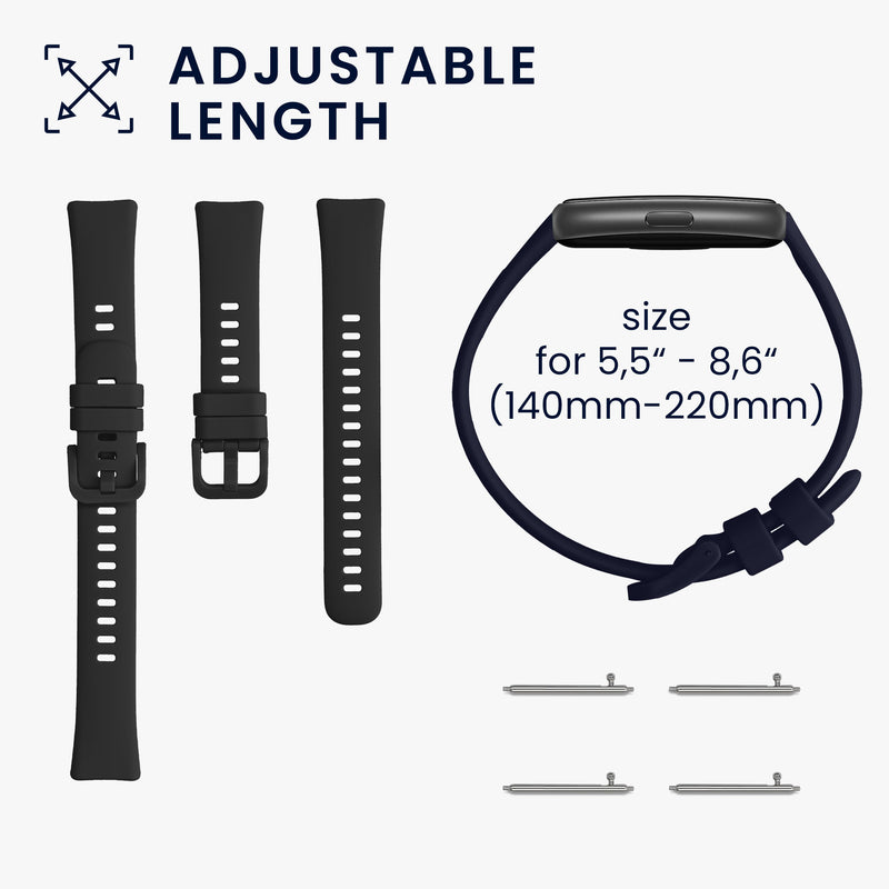 kwmobile Uhrenarmband für Huawei Band 10 / 9 / 8 Armband Fitnesstracker Band Set Ersatzarmband Smartwatch
