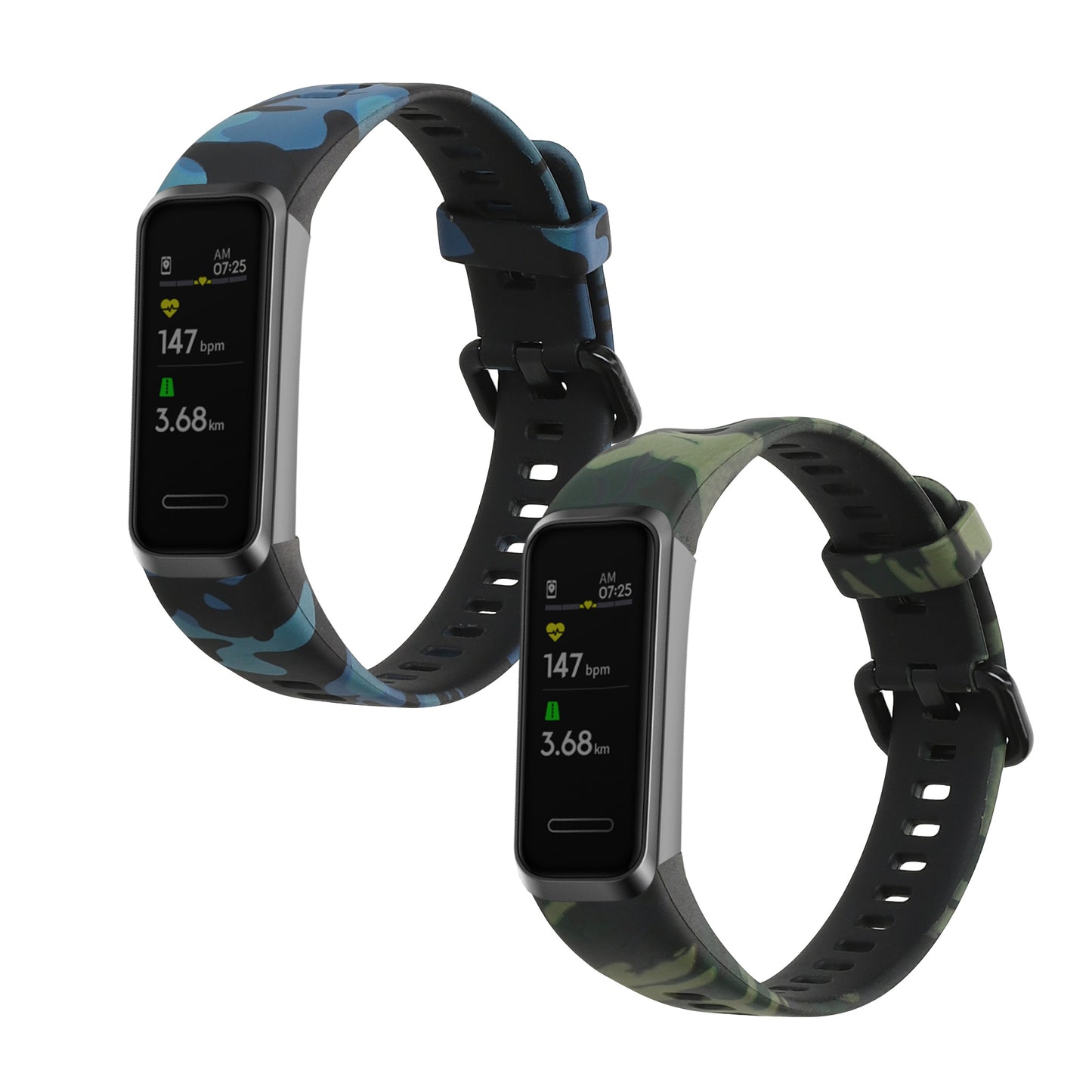 2x Armband kompatibel mit Huawei Band 4