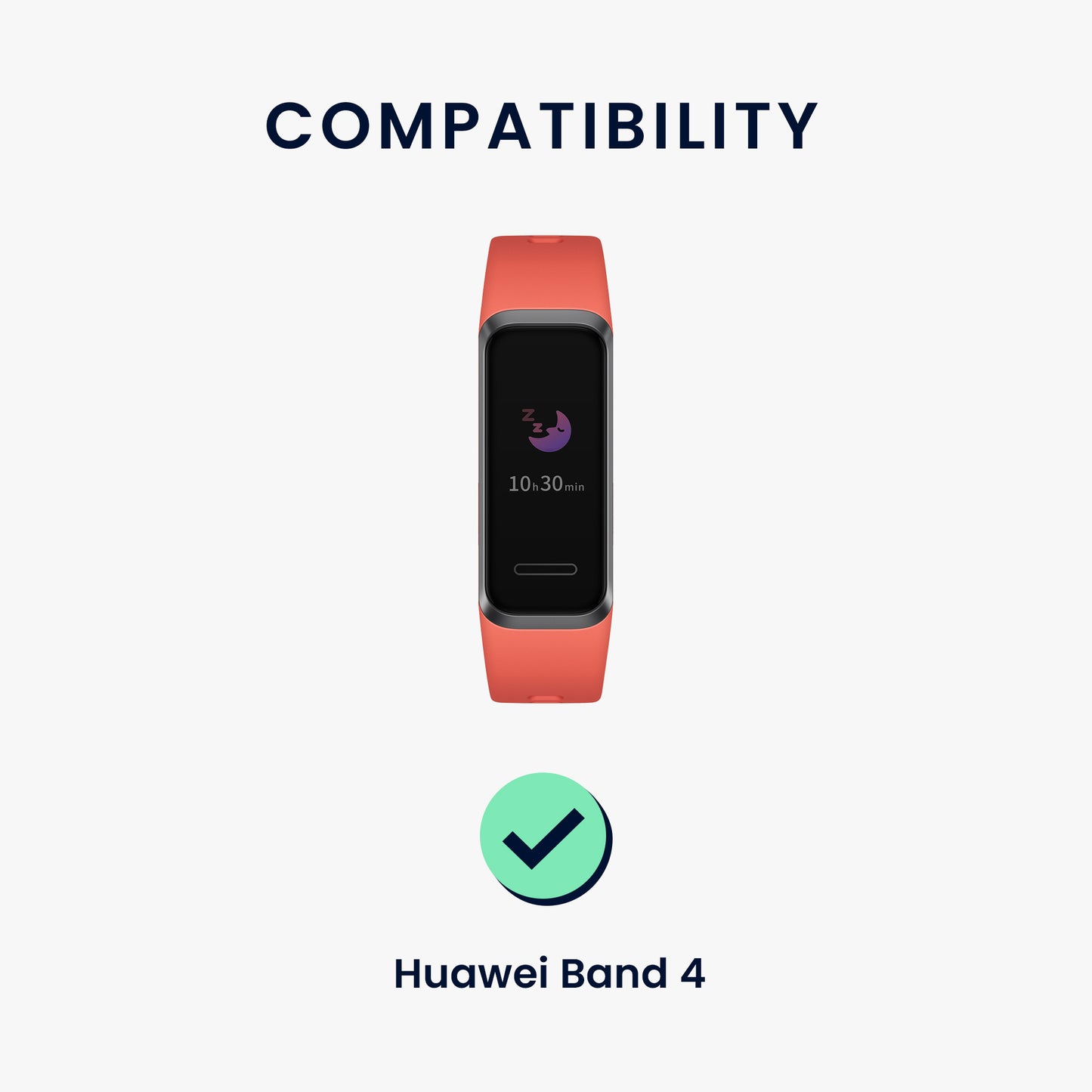 2x Armband kompatibel mit Huawei Band 4