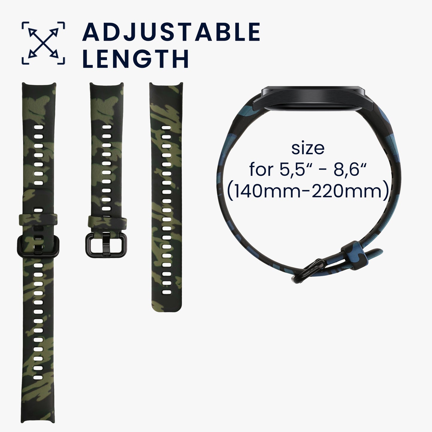 2x Armband kompatibel mit Huawei Band 4