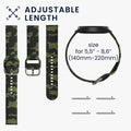 kwmobile Armband kompatibel mit Garmin Venu Sq 2 Music / Sq 2 - 2x Fitnesstracker Sportarmband aus Silikon