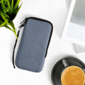 kwmobile Handy Tasche kompatibel mit Smartphones Hülle mit Mikrofaser Inlay Handytasche mit 17,2 x 8,4 cm Innenmaße