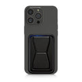 kwmobile Stick-on Kartenhalter für Smartphones Kunstleder Halter mit Standfunktion 65 x 95 mm Platz für 2 Karten