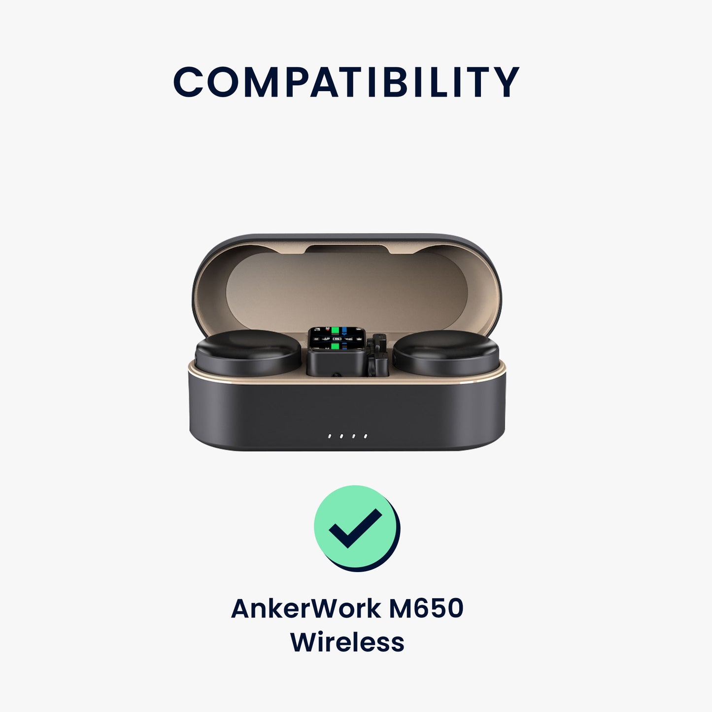 kwmobile Hülle kompatibel mit AnkerWork M650 Wireless Hülle - Mikrofon Case - Schutzhülle