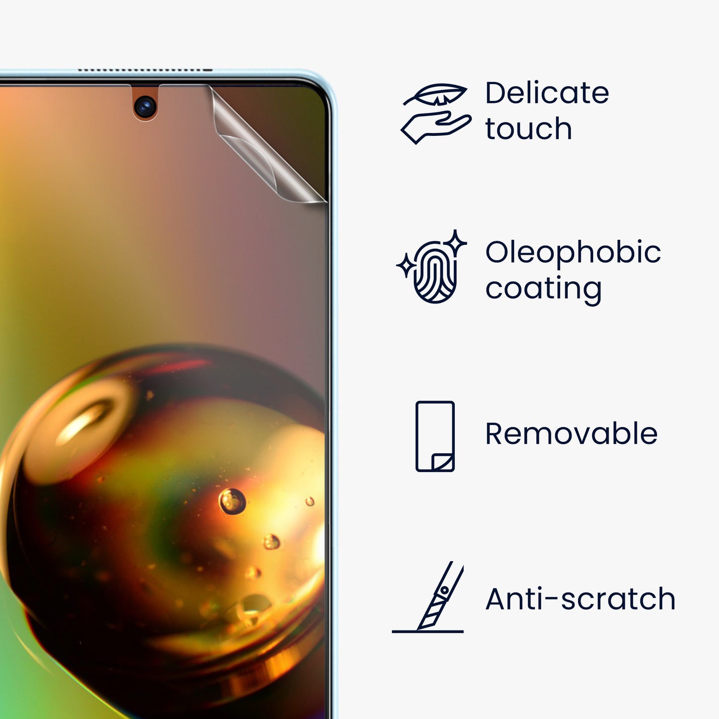3x Folie kristallklar für TECNO CAMON 19