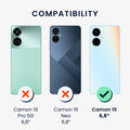 3x Folie kristallklar für TECNO CAMON 19