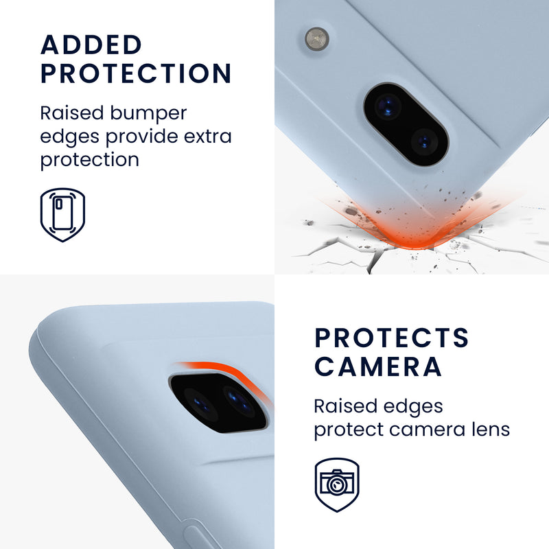 kwmobile Handyhülle für Google Pixel 7a Case - kabelloses Laden