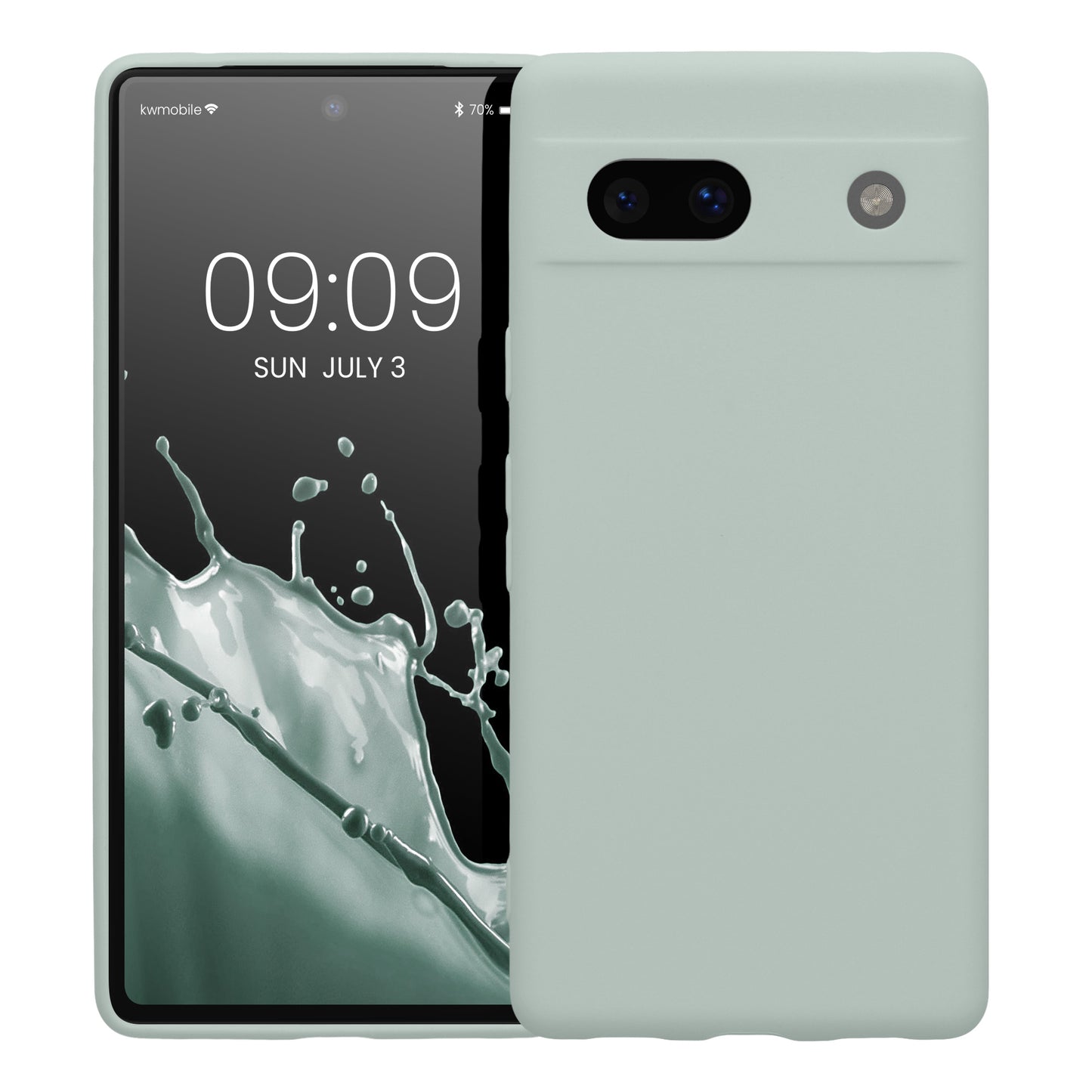 kwmobile Handyhülle für Google Pixel 7a Hülle - weiches Handy Silikon Case - Schutzhülle Cover