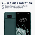 kwmobile Handyhülle für Google Pixel 7a Hülle weiche Silikon Case Schutzhülle Cover