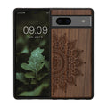 kwmobile Hülle kompatibel mit Google Pixel 7a Hülle Handy Cover TPU Handyhülle Kompass Vintage