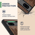 kwmobile Hülle kompatibel mit Google Pixel 7a Hülle Handy Cover TPU Handyhülle Kompass Vintage