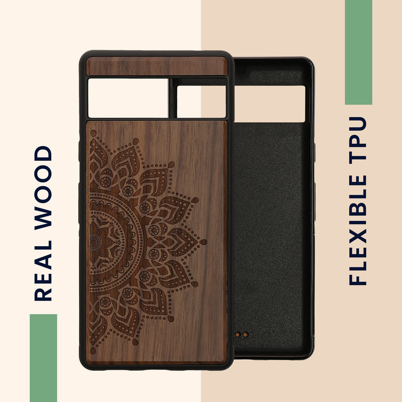 kwmobile Hülle kompatibel mit Google Pixel 7a Hülle Handy Cover TPU Handyhülle Kompass Vintage