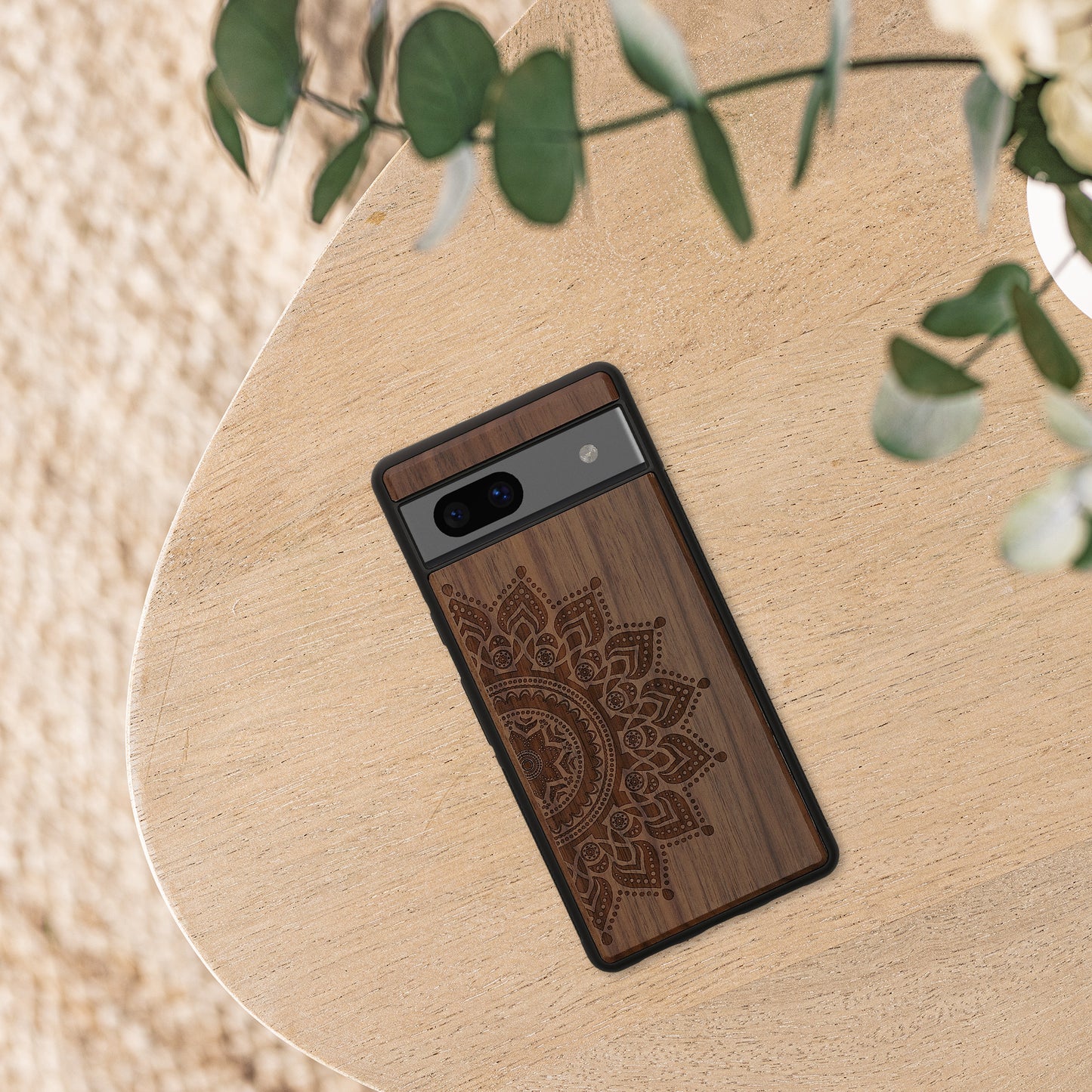 kwmobile Hülle kompatibel mit Google Pixel 7a Hülle Handy Cover TPU Handyhülle Kompass Vintage