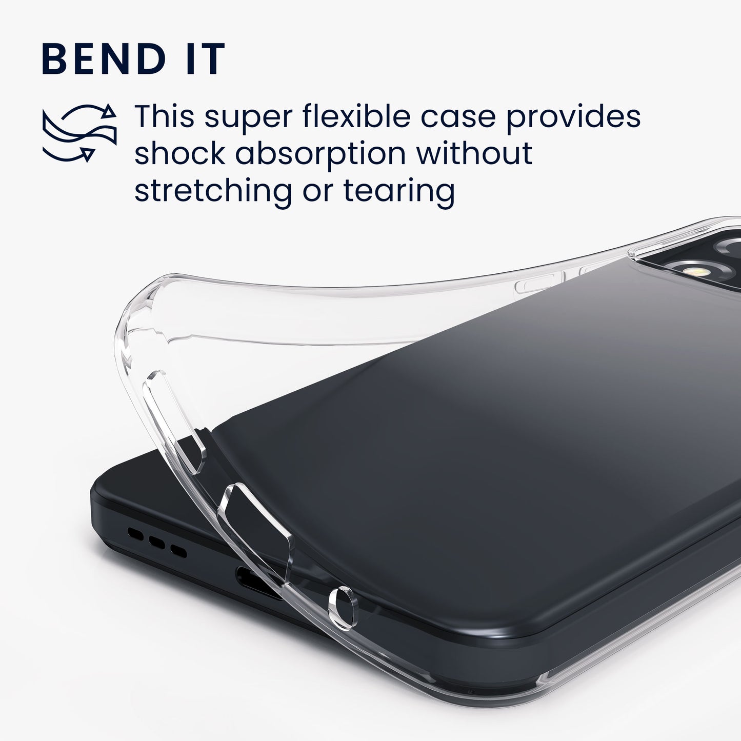Crystal TPU Hülle für Motorola Moto E13 Transparent