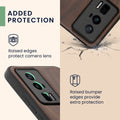 kwmobile Hülle kompatibel mit Xiaomi Poco F5 Pro 5G Case Handy Cover TPU Handyhülle Kompass Vintage