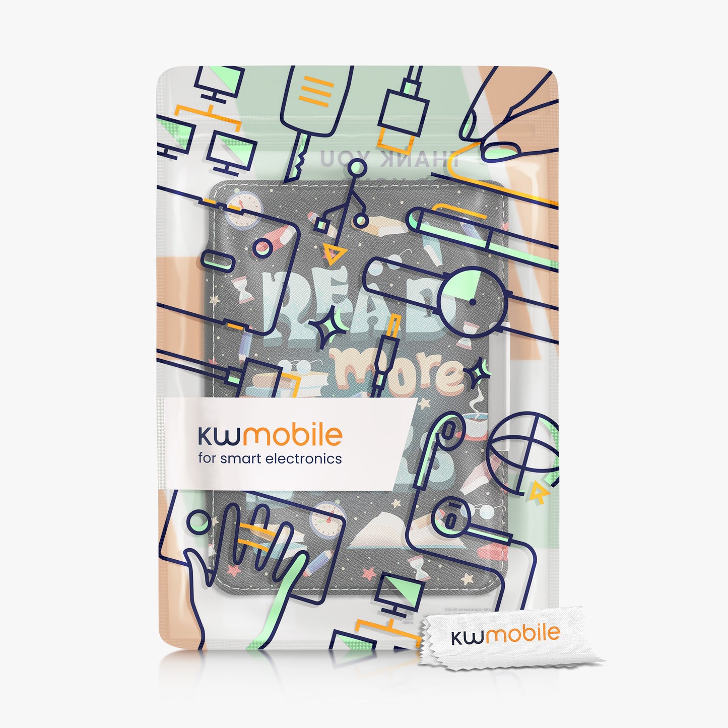 Kunstleder Hülle kompatibel mit Tolino Shine 3