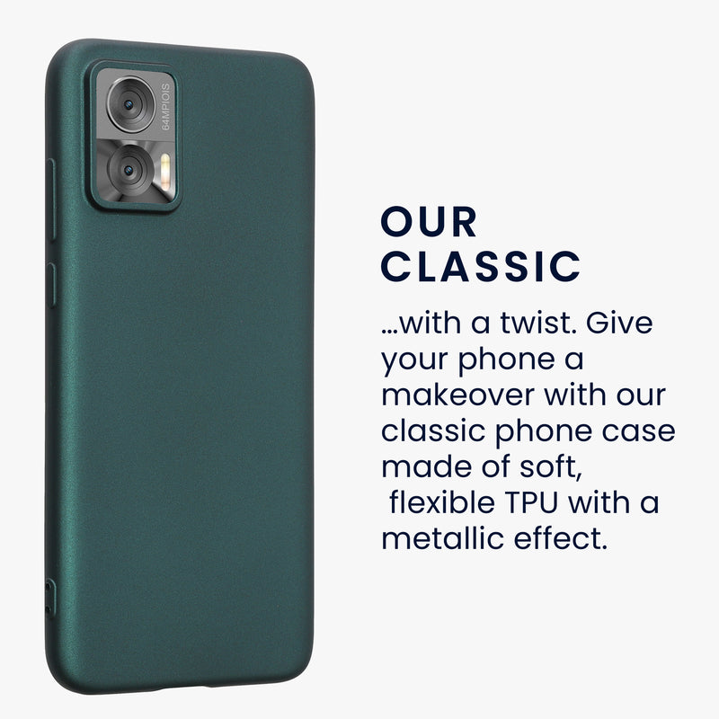 kwmobile Handyhülle für Motorola Edge 30 Neo Hülle - Silikon Case - Schutzhülle Cover