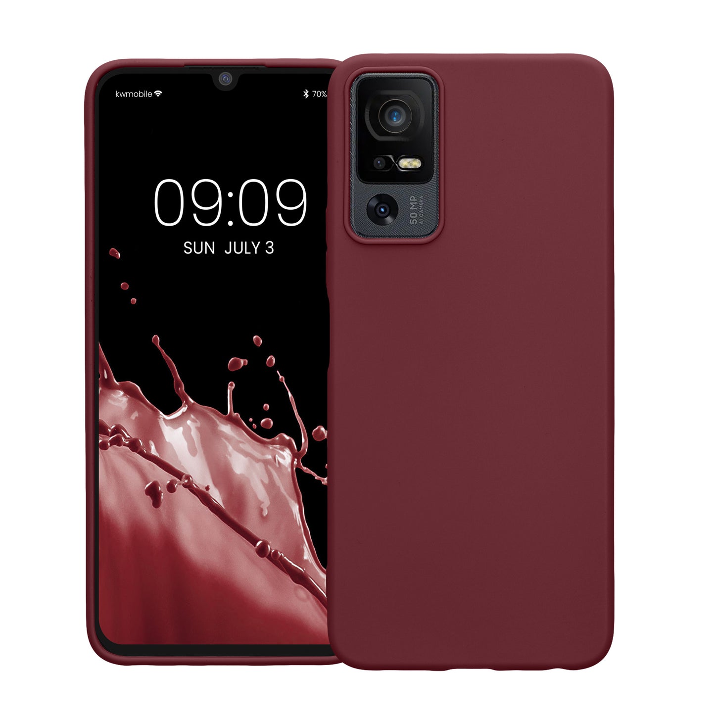kwmobile Handyhülle für TCL 40 XL Hülle - Kabelloses Laden - Schutzhülle Cover