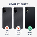 kwmobile Handyhülle für TCL 40 XL Hülle - Kabelloses Laden - Schutzhülle Cover